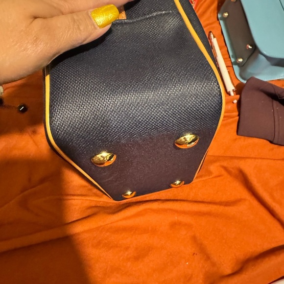 Christian Dior Sports Navy and Tan Men's Bag - Picture 3 of 11